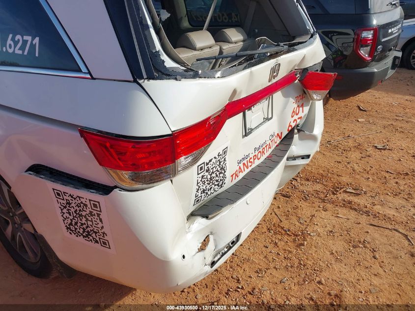 2015 Honda Odyssey Touring/Touring Elite VIN: 5FNRL5H92FB122934 Lot: 43930500