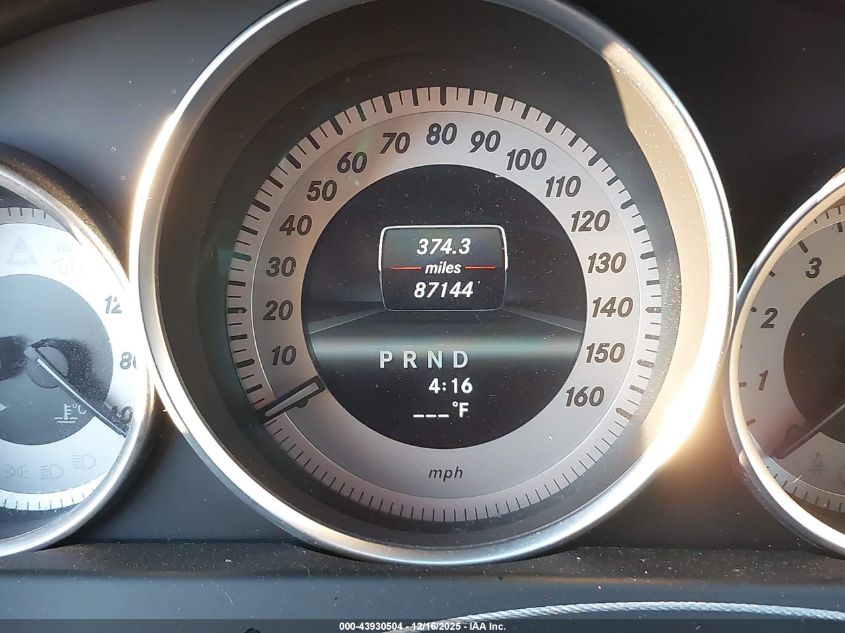 2013 Mercedes-Benz C 300 Sport 4Matic VIN: WDDGF8AB7DR278574 Lot: 43930504