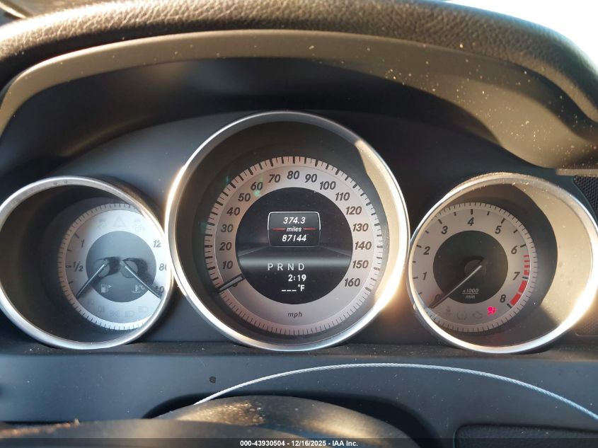 2013 Mercedes-Benz C 300 Sport 4Matic VIN: WDDGF8AB7DR278574 Lot: 43930504