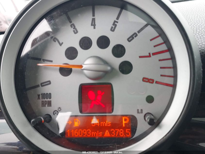 2009 Mini Cooper S VIN: WMWMF73549TW85502 Lot: 43930523