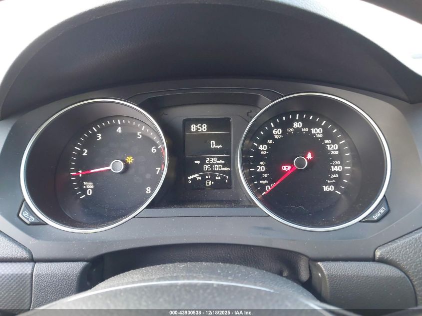 2015 Volkswagen Jetta 2.0L S VIN: 3VW1K7AJ9FM406229 Lot: 43930538