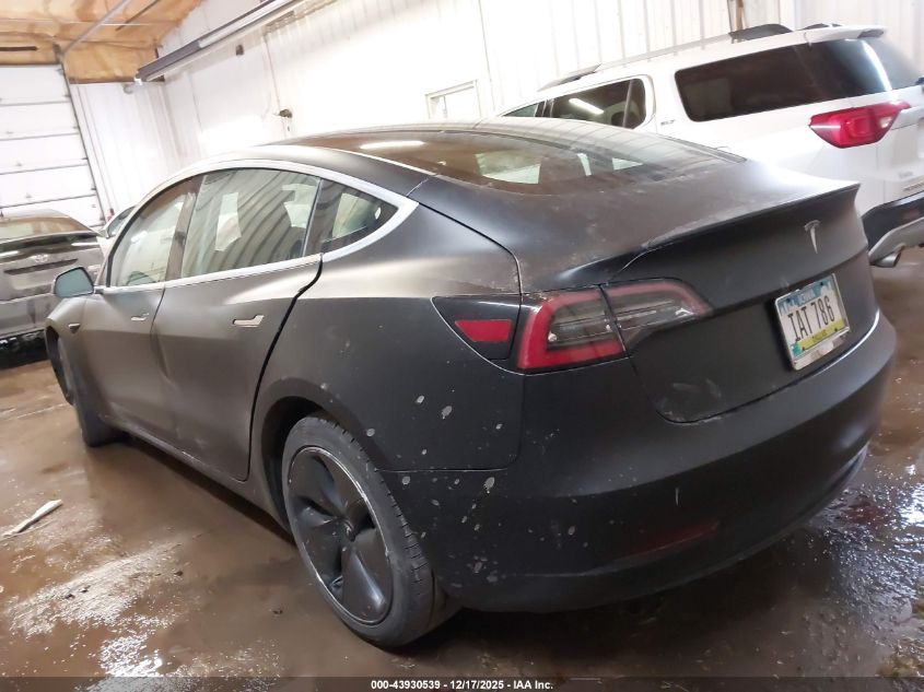 2019 Tesla Model 3 Long Range/Mid Range/Standard Range/Standard Range Plus VIN: 5YJ3E1EA9KF306687 Lot: 43930539