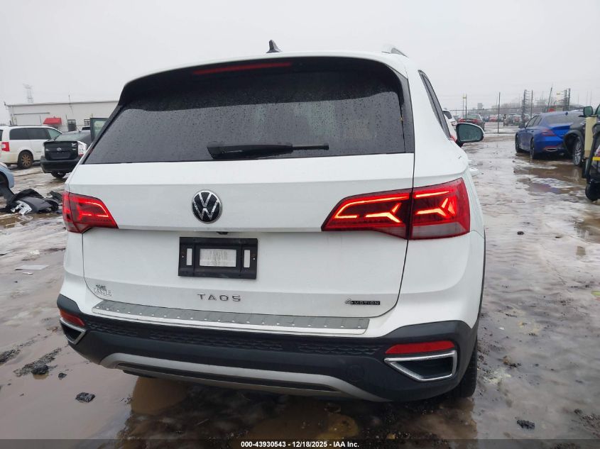 2022 Volkswagen Taos 1.5T Se VIN: 3VVWX7B20NM042400 Lot: 43930543