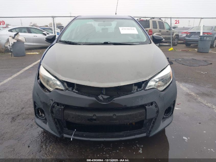 2016 Toyota Corolla S VIN: 5YFBURHE4GP415808 Lot: 43930564