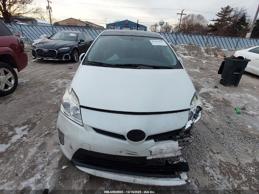 2014 Toyota Prius Four VIN: JTDKN3DUXE1792247 Lot: 43930583