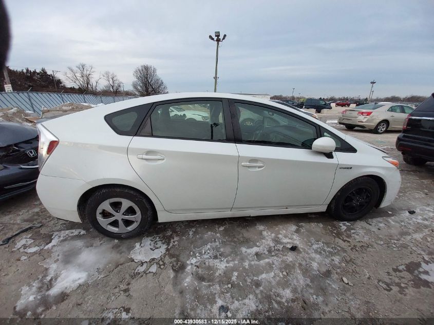 2014 Toyota Prius Four VIN: JTDKN3DUXE1792247 Lot: 43930583