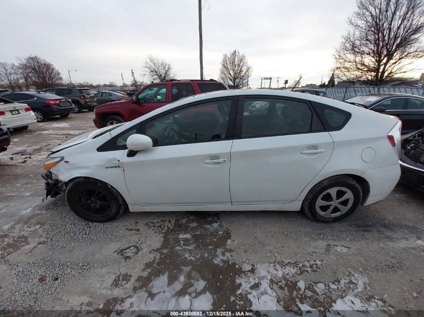 2014 Toyota Prius Four VIN: JTDKN3DUXE1792247 Lot: 43930583