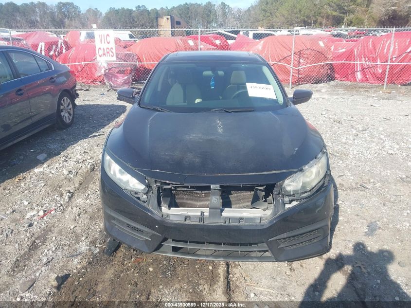 2016 Honda Civic Ex VIN: 19XFC2F73GE043007 Lot: 43930589