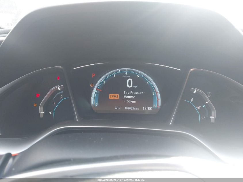 2016 Honda Civic Ex VIN: 19XFC2F73GE043007 Lot: 43930589