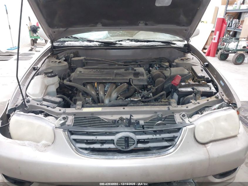 2001 Toyota Corolla Le VIN: 1NXBR12E81Z484664 Lot: 43930593