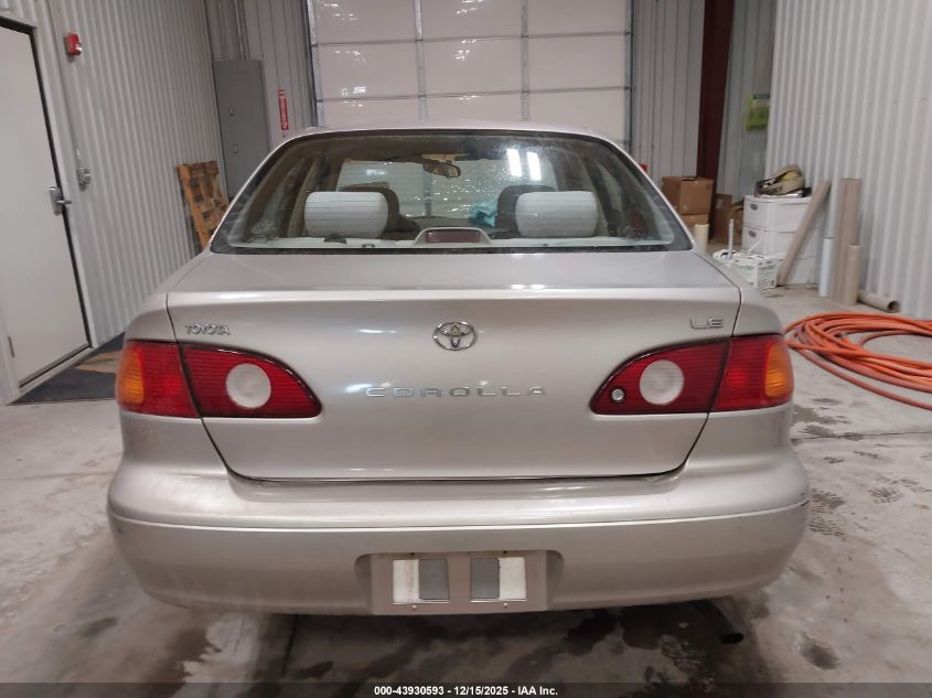 2001 Toyota Corolla Le VIN: 1NXBR12E81Z484664 Lot: 43930593