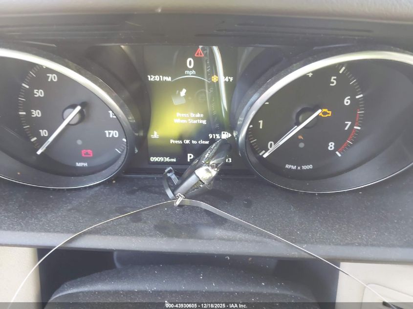 2016 Land Rover Range Rover Sport 3.0L V6 Supercharged Hse VIN: SALWR2VF2GA650437 Lot: 43930605