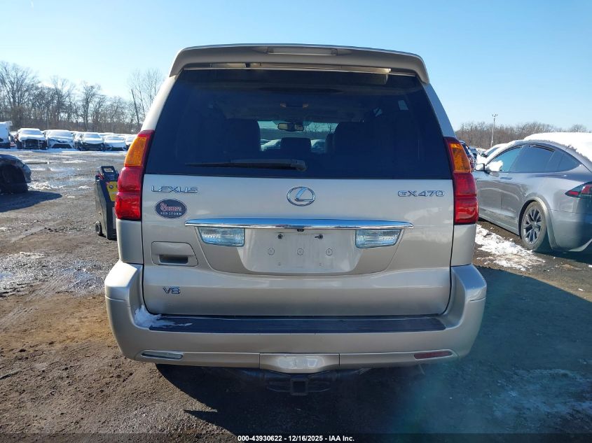 2006 Lexus Gx 470 VIN: JTJBT20X160111445 Lot: 43930622