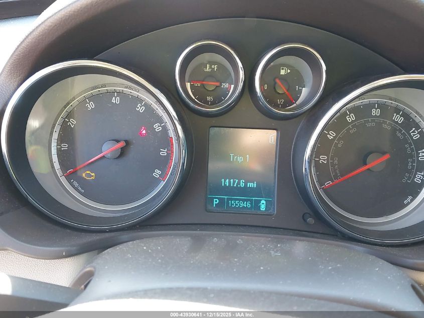 2011 Buick Regal Cxl Russelsheim VIN: W04GN5EC4B1140625 Lot: 43930641