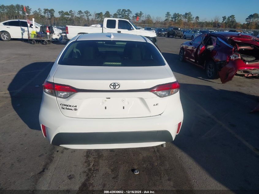 2021 Toyota Corolla Le VIN: JTDVPMAE6MJ122557 Lot: 43930652