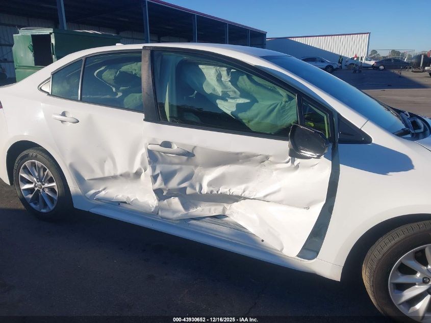 2021 Toyota Corolla Le VIN: JTDVPMAE6MJ122557 Lot: 43930652