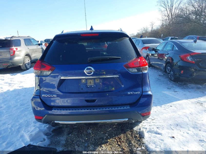2017 Nissan Rogue Sv VIN: JN8AT2MV4HW027910 Lot: 43930668