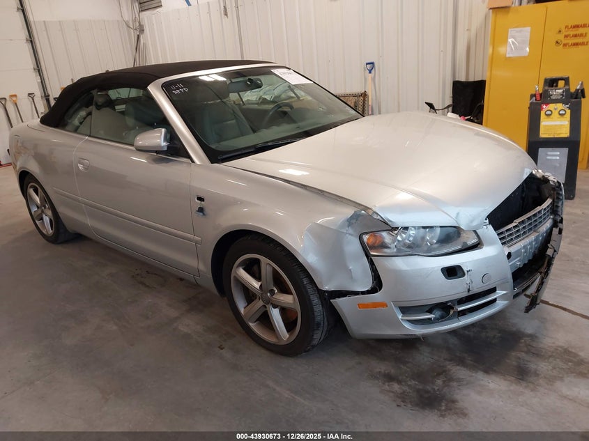 WAUDH48H47K019447 2007 Audi A4 3.2 auction photo 1