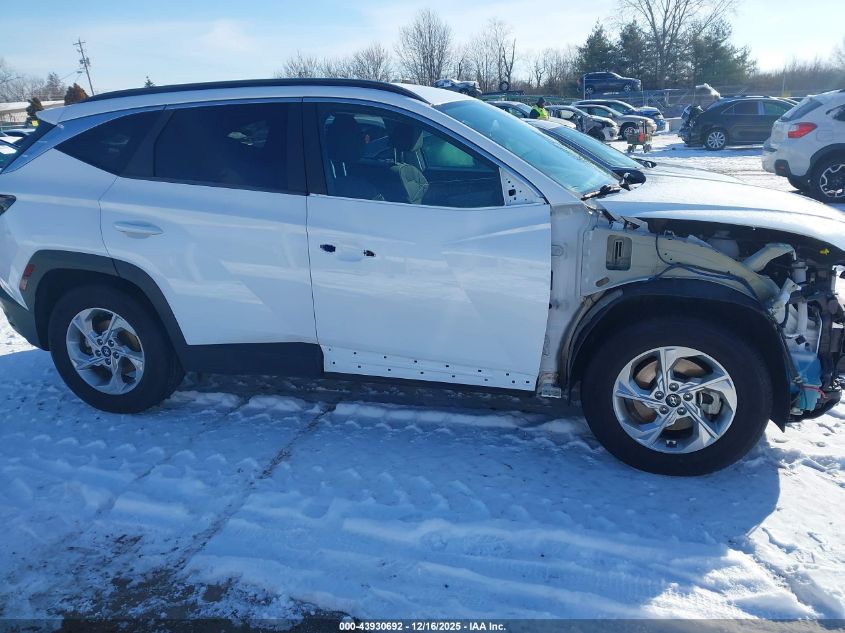 2022 Hyundai Tucson Sel VIN: KM8JB3AE9NU032581 Lot: 43930692