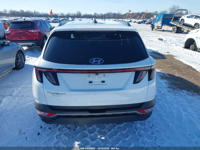 2022 Hyundai Tucson Sel VIN: KM8JB3AE9NU032581 Lot: 43930692