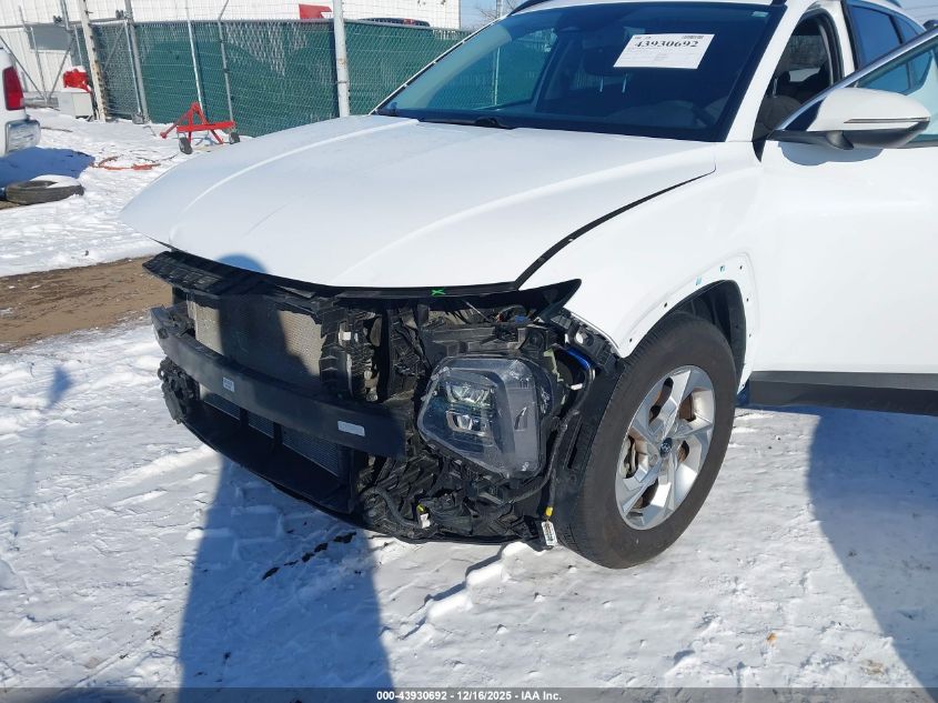 2022 Hyundai Tucson Sel VIN: KM8JB3AE9NU032581 Lot: 43930692