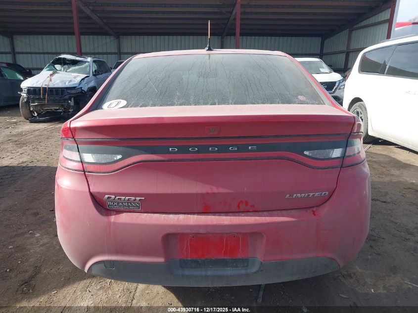 2013 Dodge Dart Limited VIN: 1C3CDFCA4DD199453 Lot: 43930716