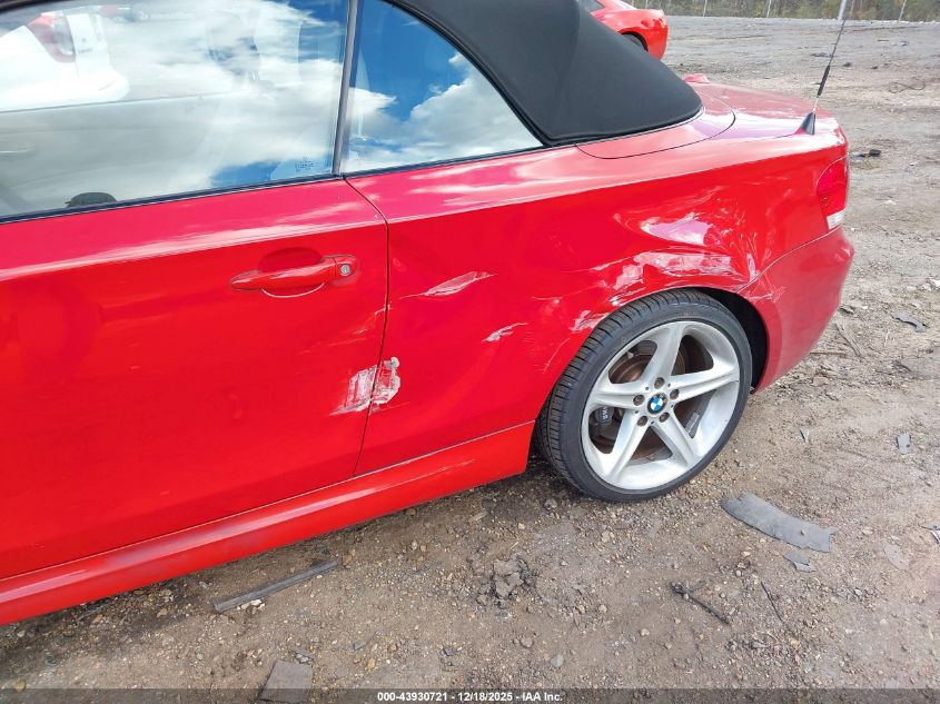 2008 BMW 135I VIN: WBAUN93548VF55448 Lot: 43930721