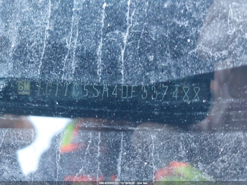 2013 Chevrolet Malibu 1Lt VIN: 1G11C5SA4DF337488 Lot: 43930722