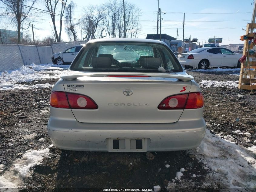 2002 Toyota Corolla S VIN: 2T1BR12E52C557427 Lot: 43930727