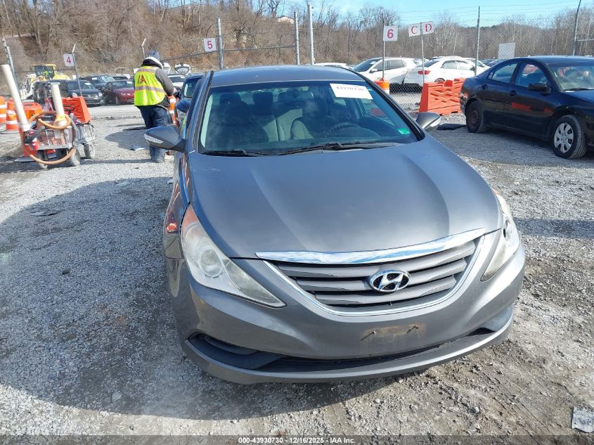 2014 Hyundai Sonata Gls VIN: 5NPEB4AC0EH877825 Lot: 43930730