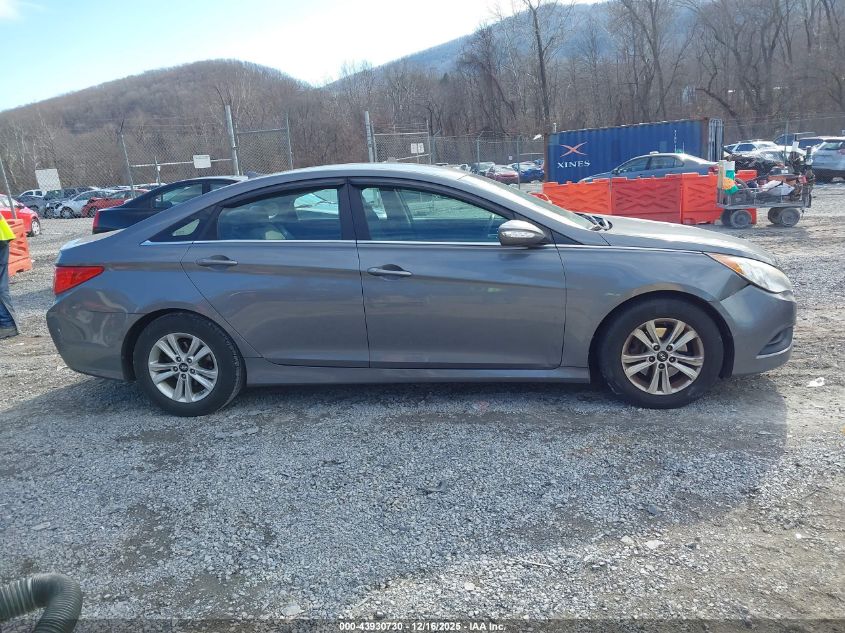 2014 Hyundai Sonata Gls VIN: 5NPEB4AC0EH877825 Lot: 43930730