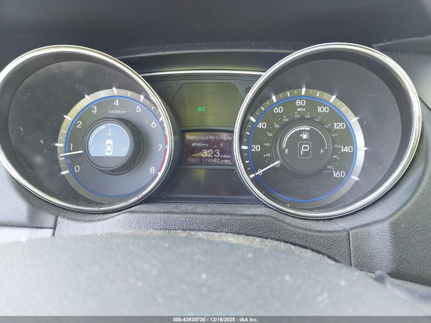 2014 Hyundai Sonata Gls VIN: 5NPEB4AC0EH877825 Lot: 43930730