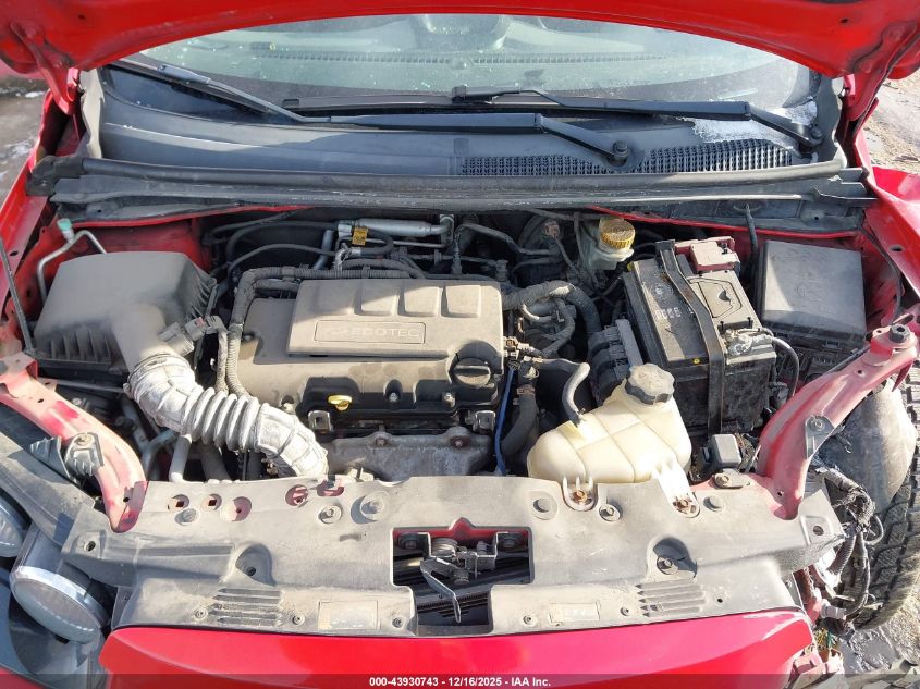 2012 Chevrolet Sonic 1Lt VIN: 1G1JD5SB8C4128125 Lot: 43930743