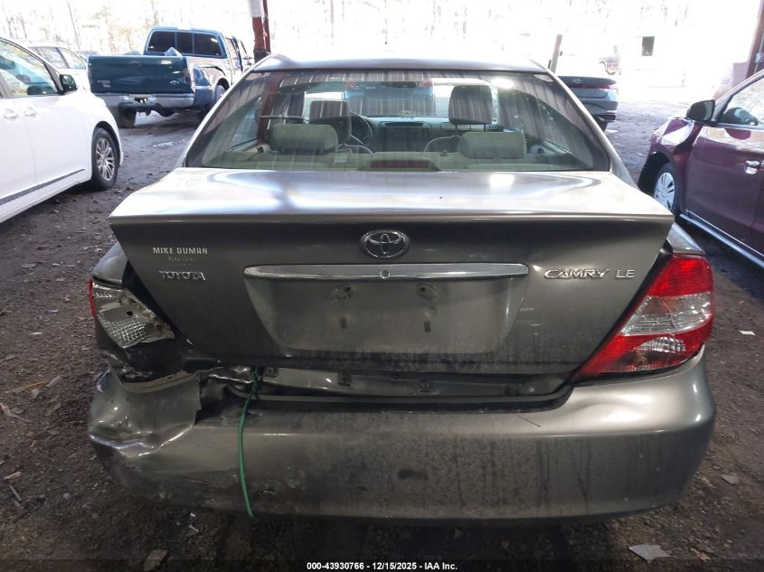 2003 Toyota Camry Le VIN: 4T1BE32K23U718426 Lot: 43930766