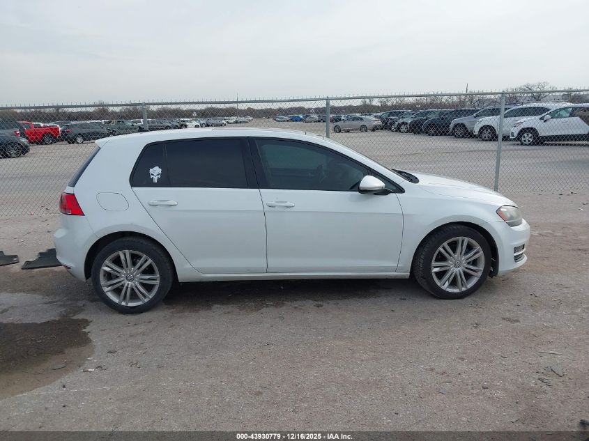 2015 Volkswagen Golf Tdi Se 4-Door VIN: 3VW2A7AU8FM022475 Lot: 43930779