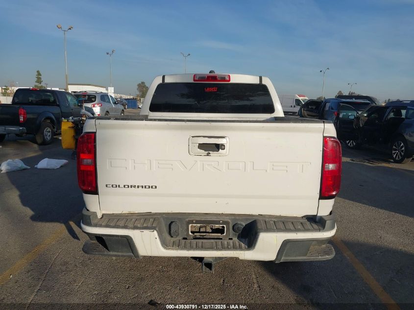 2021 Chevrolet Colorado 2Wd Short Box Wt VIN: 1GCGSBEA2M1167711 Lot: 43930791