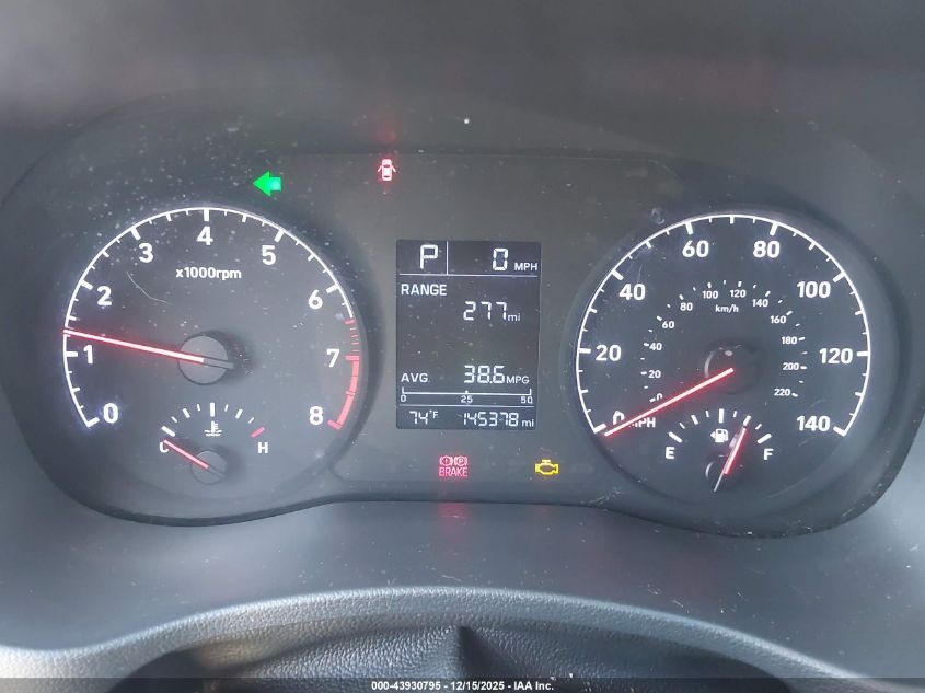 2019 Hyundai Accent Se VIN: 3KPC24A34KE076662 Lot: 43930795