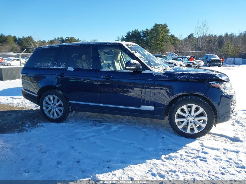 2016 Land Rover Range Rover 3.0L V6 Supercharged VIN: SALGR2PF8GA313854 Lot: 43930805