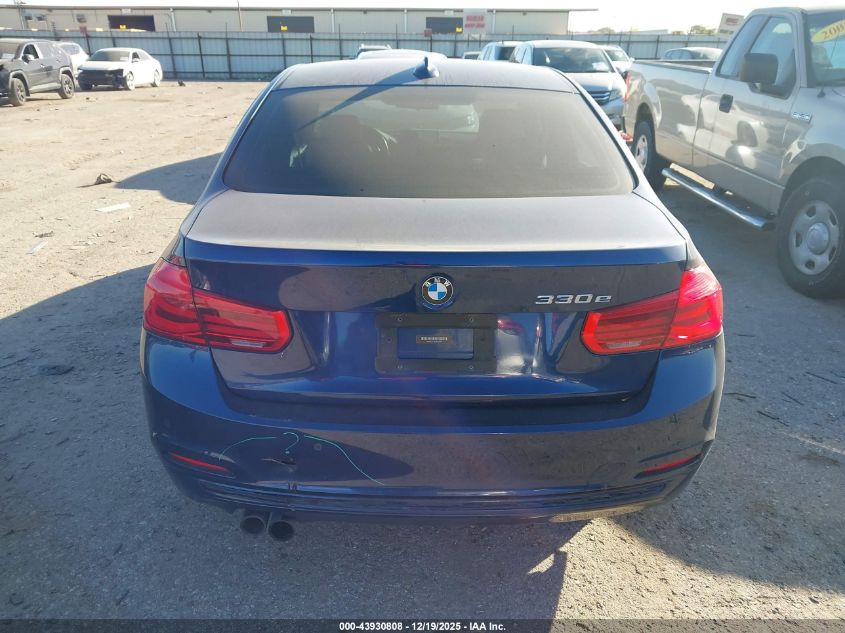 2017 BMW 330E Iperformance VIN: WBA8E1C39HA029094 Lot: 43930808