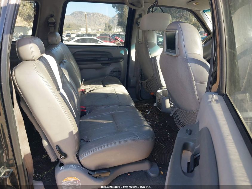 2000 Ford Excursion Xlt VIN: 1FMNU40L1YEA46314 Lot: 43930809