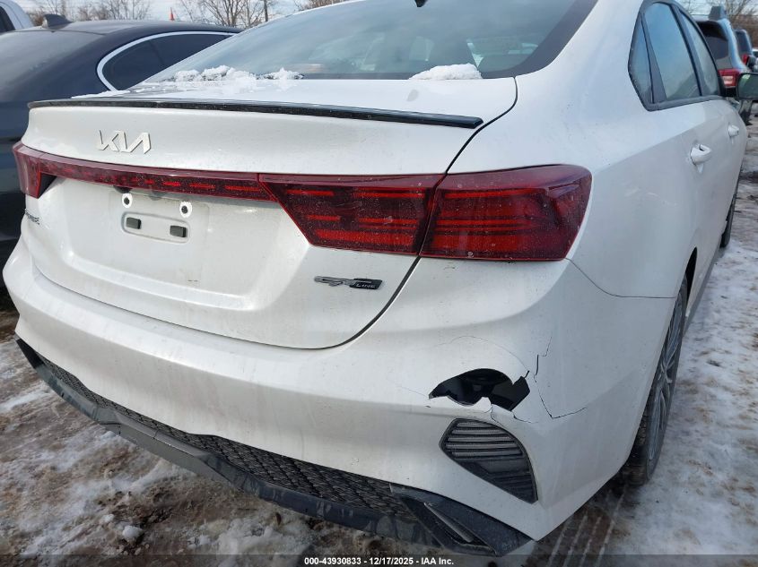 2022 Kia Forte Gt-Line VIN: 3KPF54AD7NE511692 Lot: 43930833