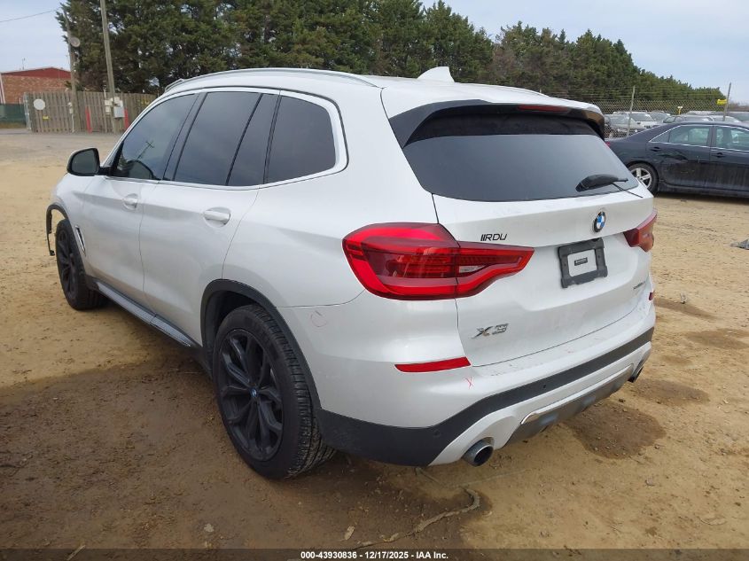2019 BMW X3 Sdrive30I VIN: 5UXTR7C55KLF29448 Lot: 43930836