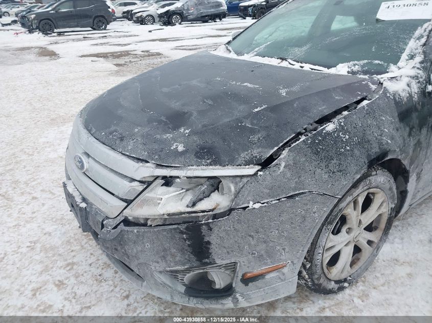 2012 Ford Fusion Se VIN: 3FAHP0HA8CR142666 Lot: 43930858