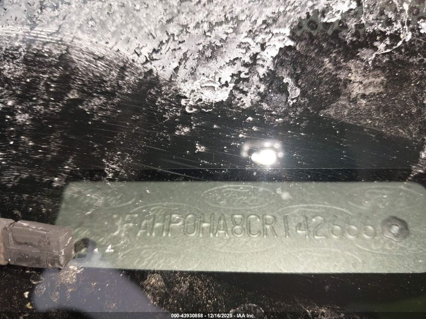 2012 Ford Fusion Se VIN: 3FAHP0HA8CR142666 Lot: 43930858