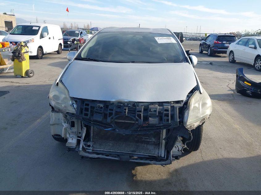 2011 Toyota Prius Two VIN: JTDKN3DU0B1402137 Lot: 43930888