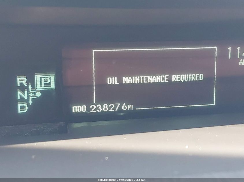 2011 Toyota Prius Two VIN: JTDKN3DU0B1402137 Lot: 43930888