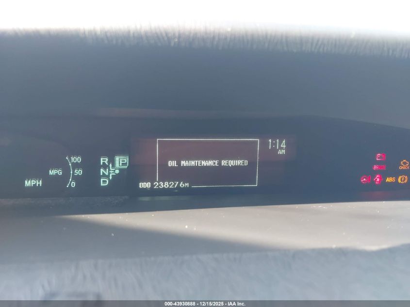 2011 Toyota Prius Two VIN: JTDKN3DU0B1402137 Lot: 43930888