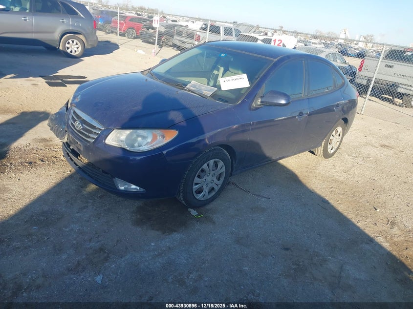 KMHDU4AD0AU951450 2010 HYUNDAI ELANTRA photo no. 2