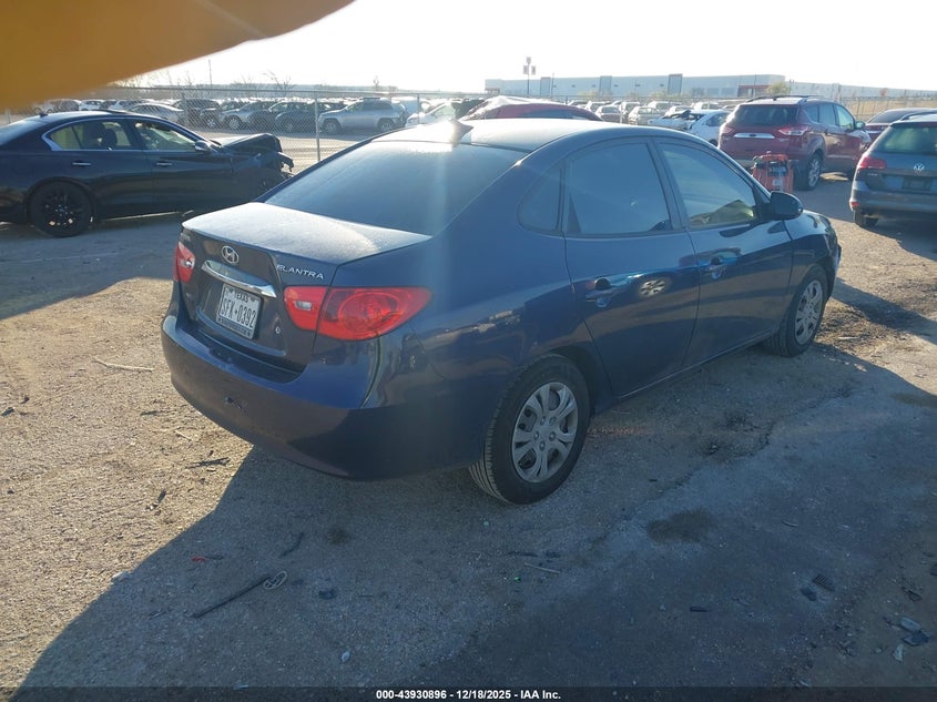 KMHDU4AD0AU951450 2010 HYUNDAI ELANTRA photo no. 4