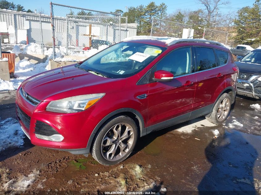 2013 Ford Escape Titanium VIN: 1FMCU9J9XDUD75004 Lot: 43930903